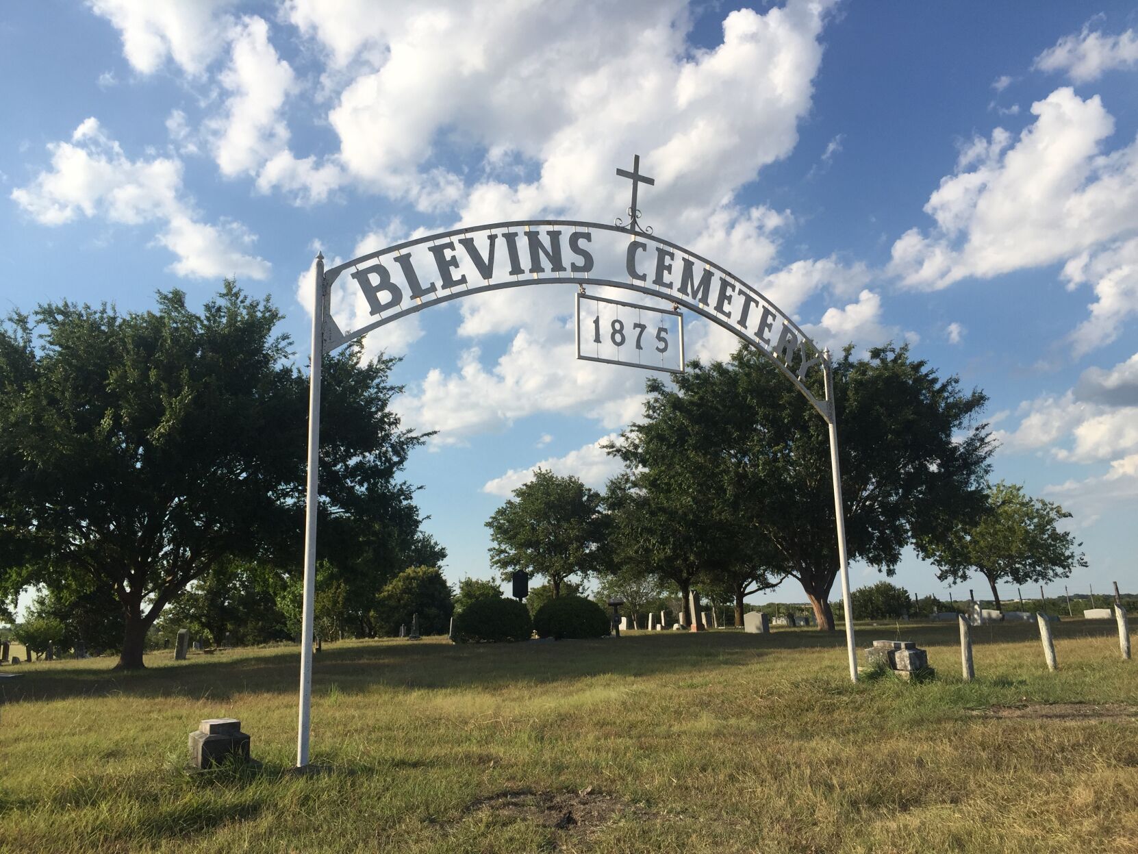 Blevins Cemetery, Falls County, Texas.JPG